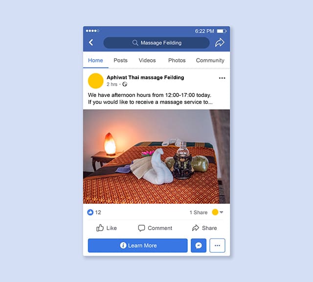 タイマッサージ店SNS用写真撮影