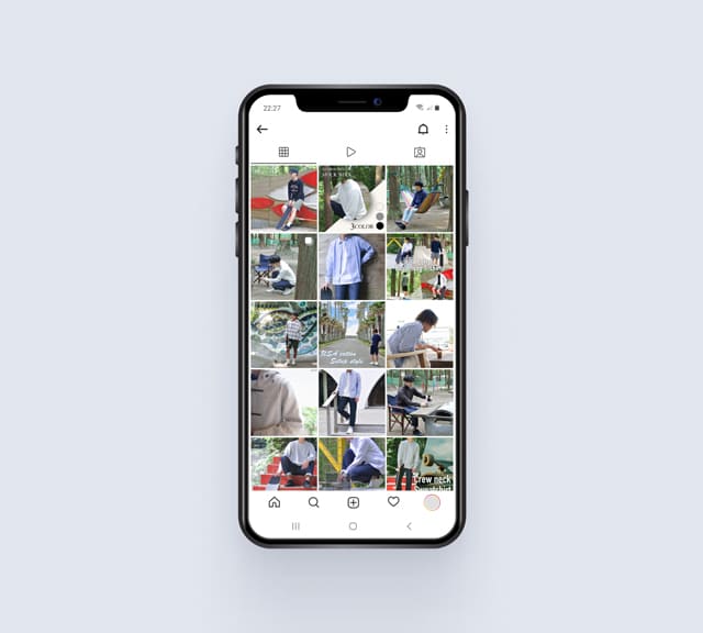 Instagram用PR写真撮影